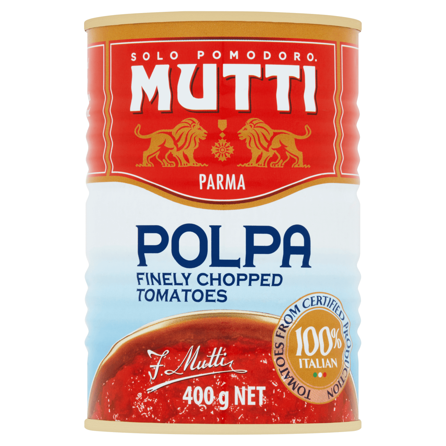 Mutti Polpa Finely Chopped Tomatoes 400g - UK Food & Drink - 80042556