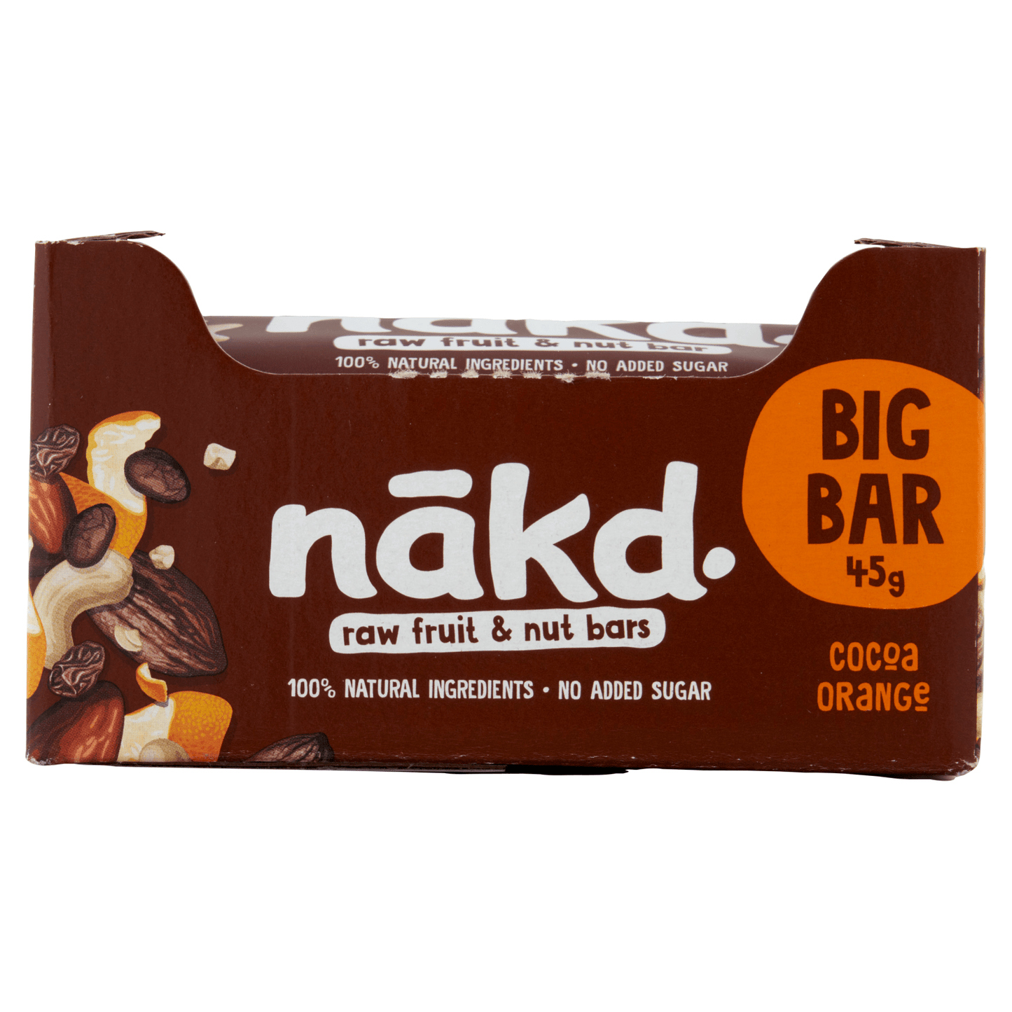 N_kd Big Bar Cocoa Orange 45g - UK Food & Drink - 5060088700150