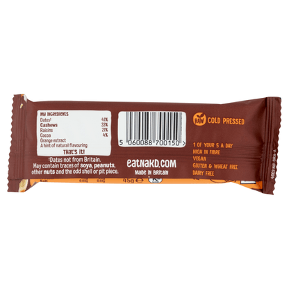 N_kd Big Bar Cocoa Orange 45g - UK Food & Drink - 5060088700150