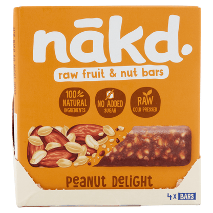 N_kd Peanut Delight Raw Fruit & Nut Bars 4 x 35g - UK Food & Drink - 5060088705230