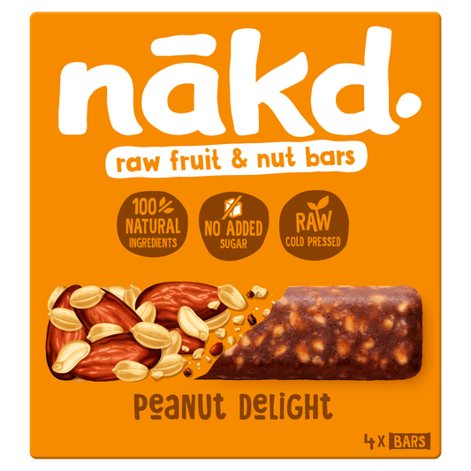 N_kd Peanut Delight Raw Fruit & Nut Bars 4 x 35g - UK Food & Drink - 5060088705230