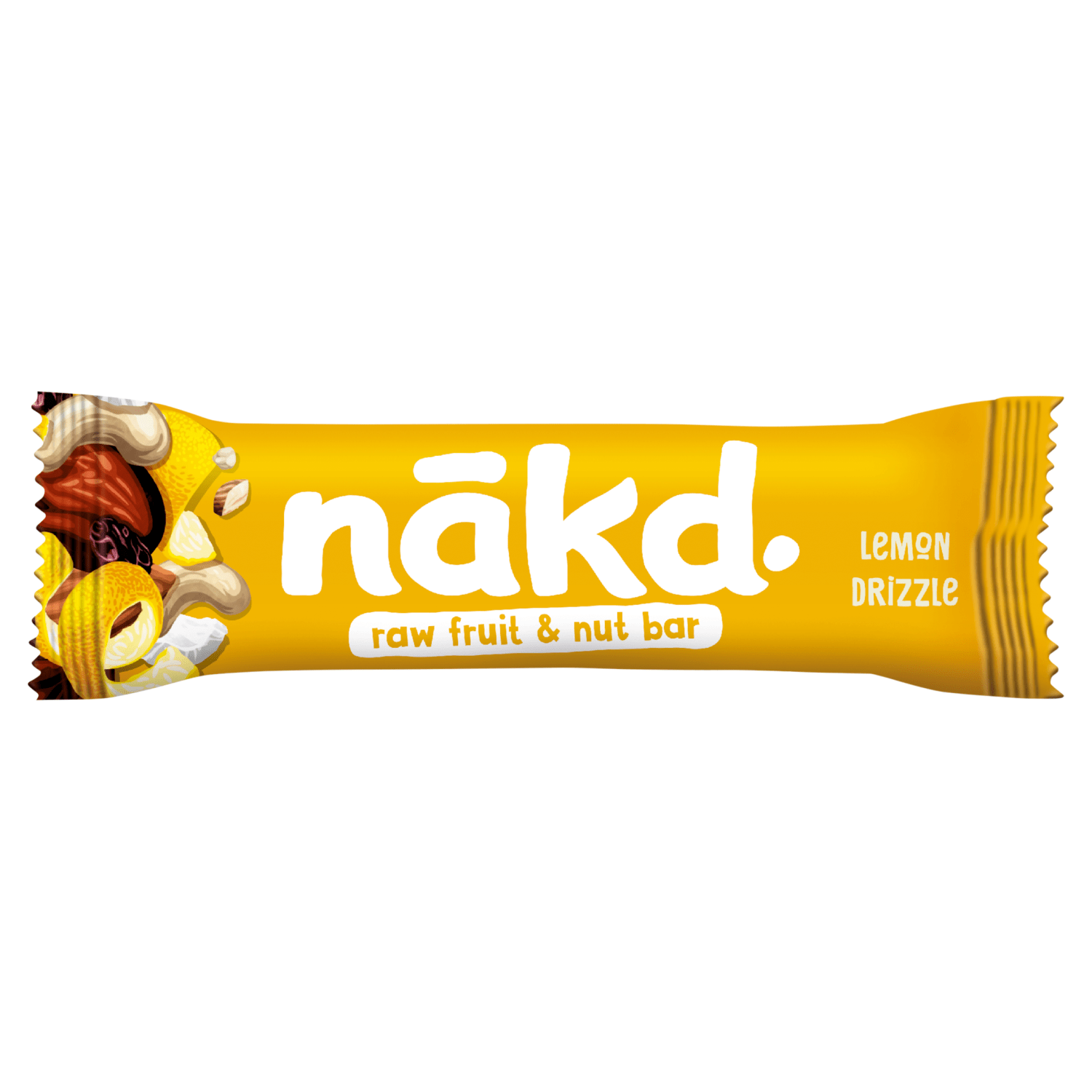 N_kd Raw Fruit & Nut Bar Lemon Drizzle 35g - UK Food & Drink - 5060088705926
