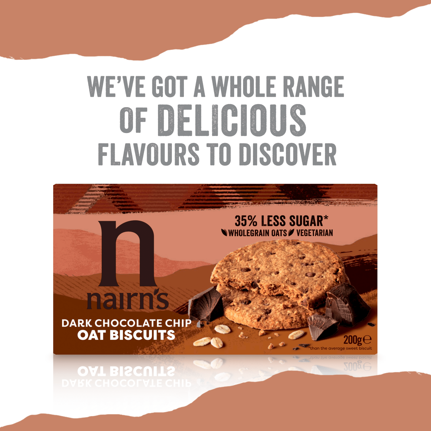 Nairns Choc Chip Oat Biscuits - UK Food & Drink - 61232202556