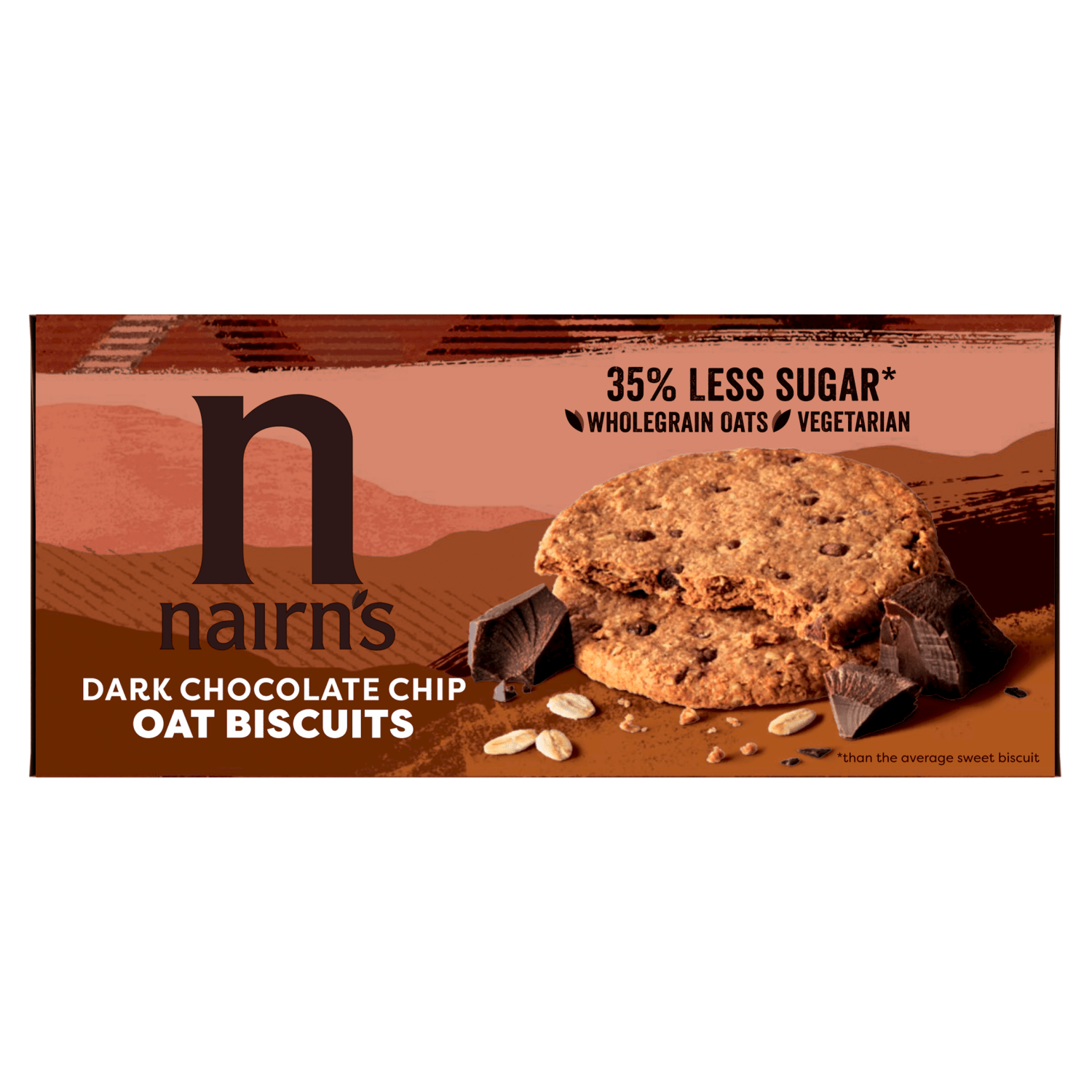 Nairns Choc Chip Oat Biscuits - UK Food & Drink - 61232202556