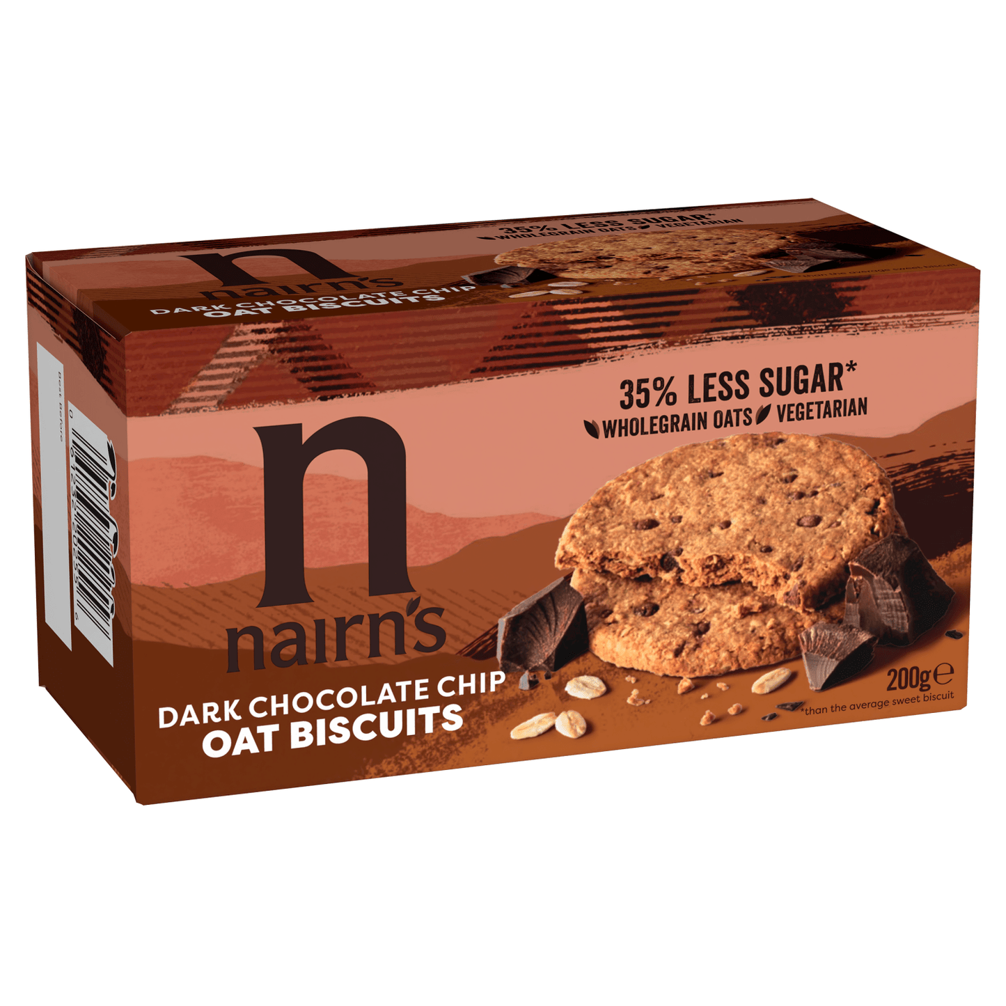 Nairns Choc Chip Oat Biscuits - UK Food & Drink - 61232202556