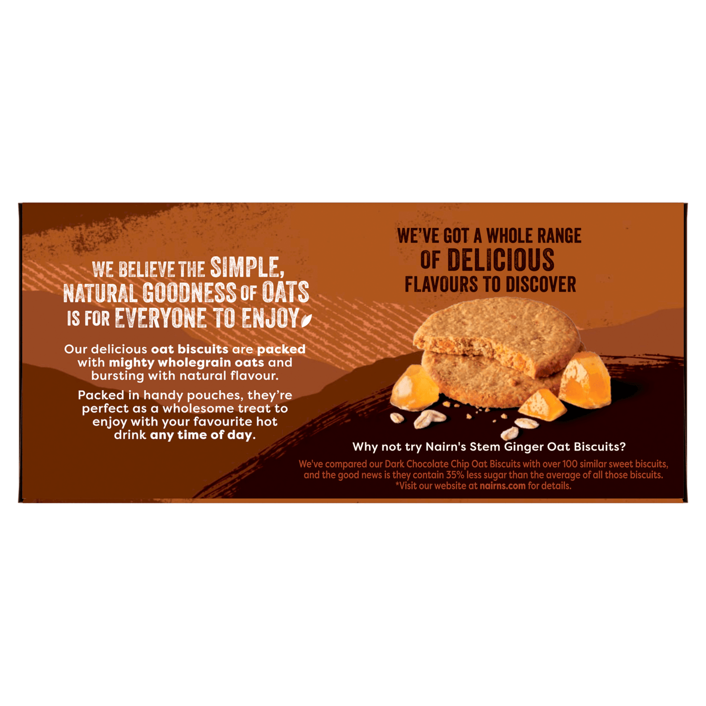 Nairns Choc Chip Oat Biscuits - UK Food & Drink - 61232202556