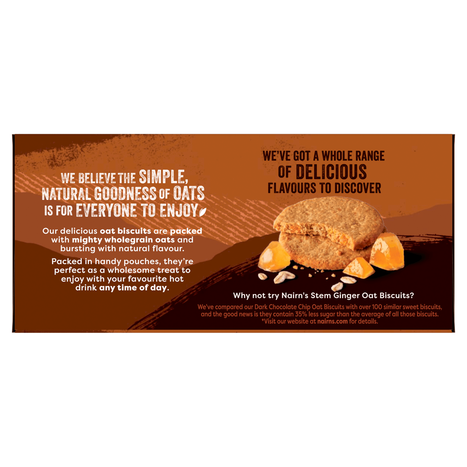 Nairns Choc Chip Oat Biscuits - UK Food & Drink - 61232202556