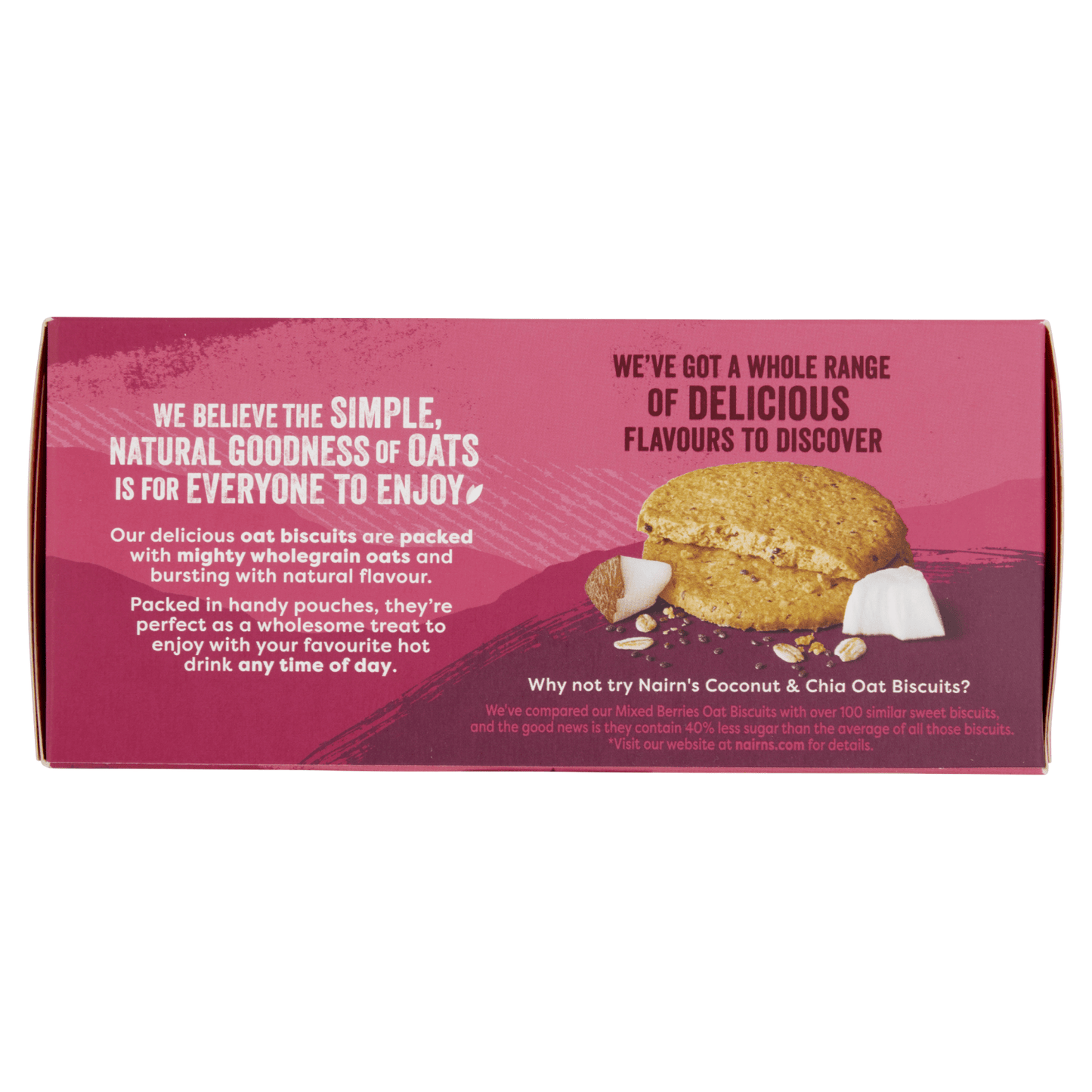 Nairn's Mixed Berries Oat Biscuits 200g - UK Food & Drink - 61232200989