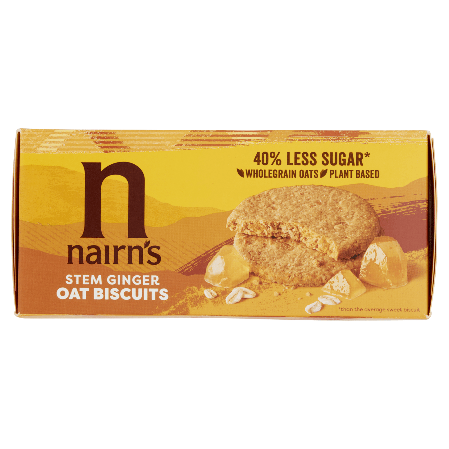 Nairn's Stem Ginger Oat Biscuits 200g - UK Food & Drink - 61232201047