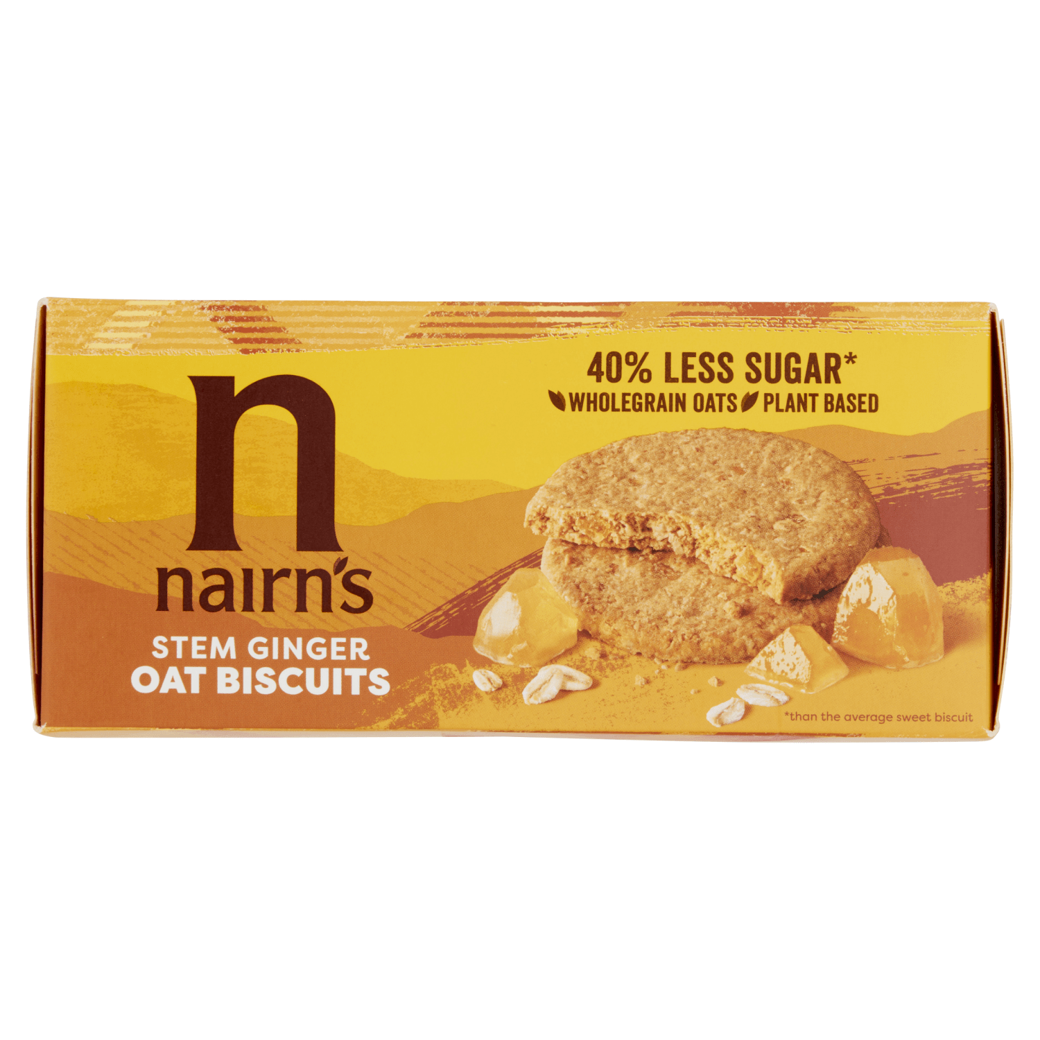 Nairn's Stem Ginger Oat Biscuits 200g - UK Food & Drink - 61232201047