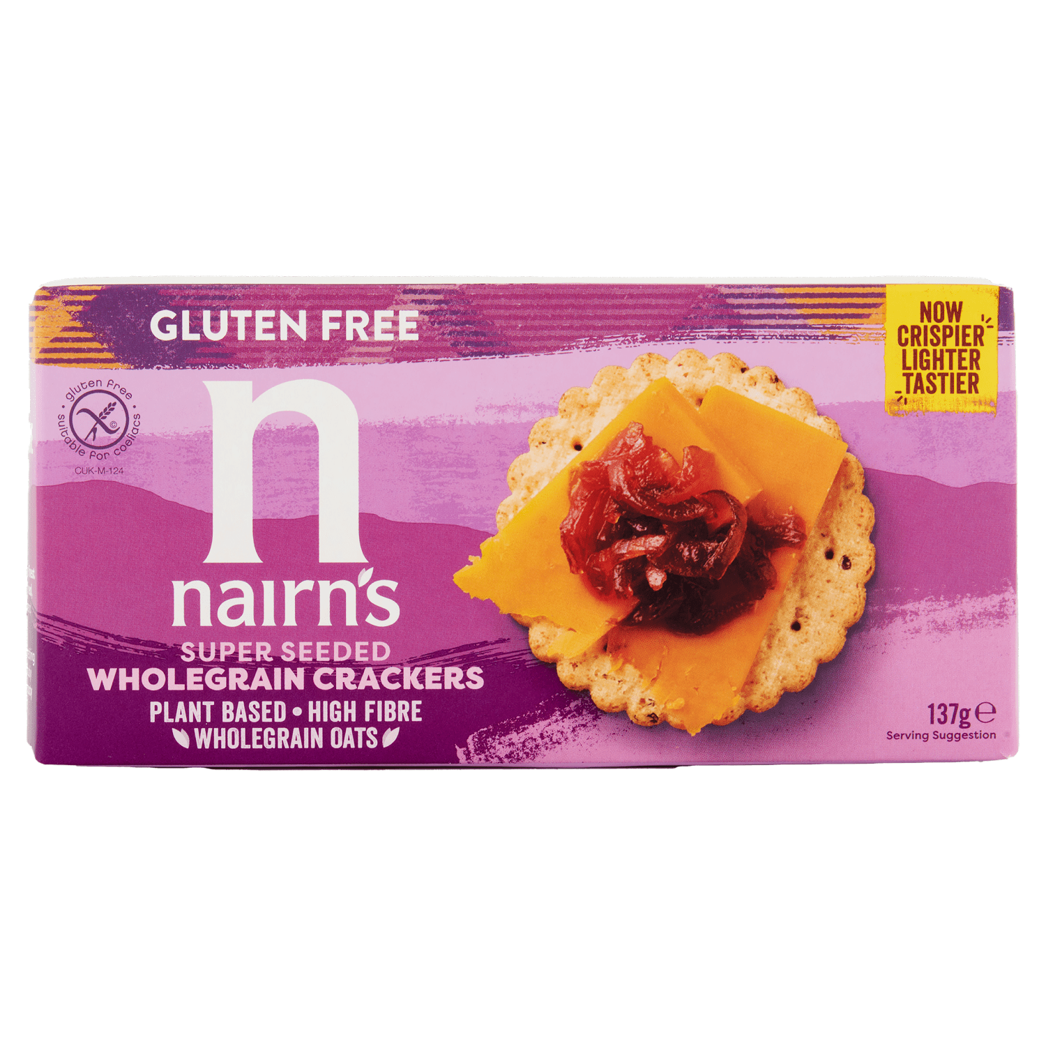 Nairn's Super Seeded Wholegrain Crackers 137g - UK Food & Drink - 612322001766