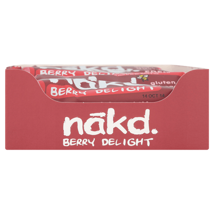Nākd Berry Delight Raw Fruit & Nut Bar 35g - UK Food & Drink - 5060088701966