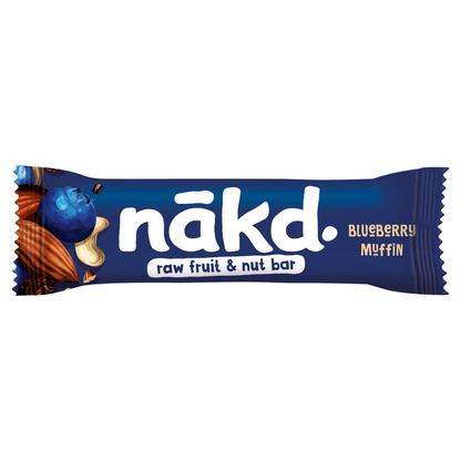 Nākd Blueberry Muffin Raw Fruit & Nut Bar 35g - UK Food & Drink - 5060088705940