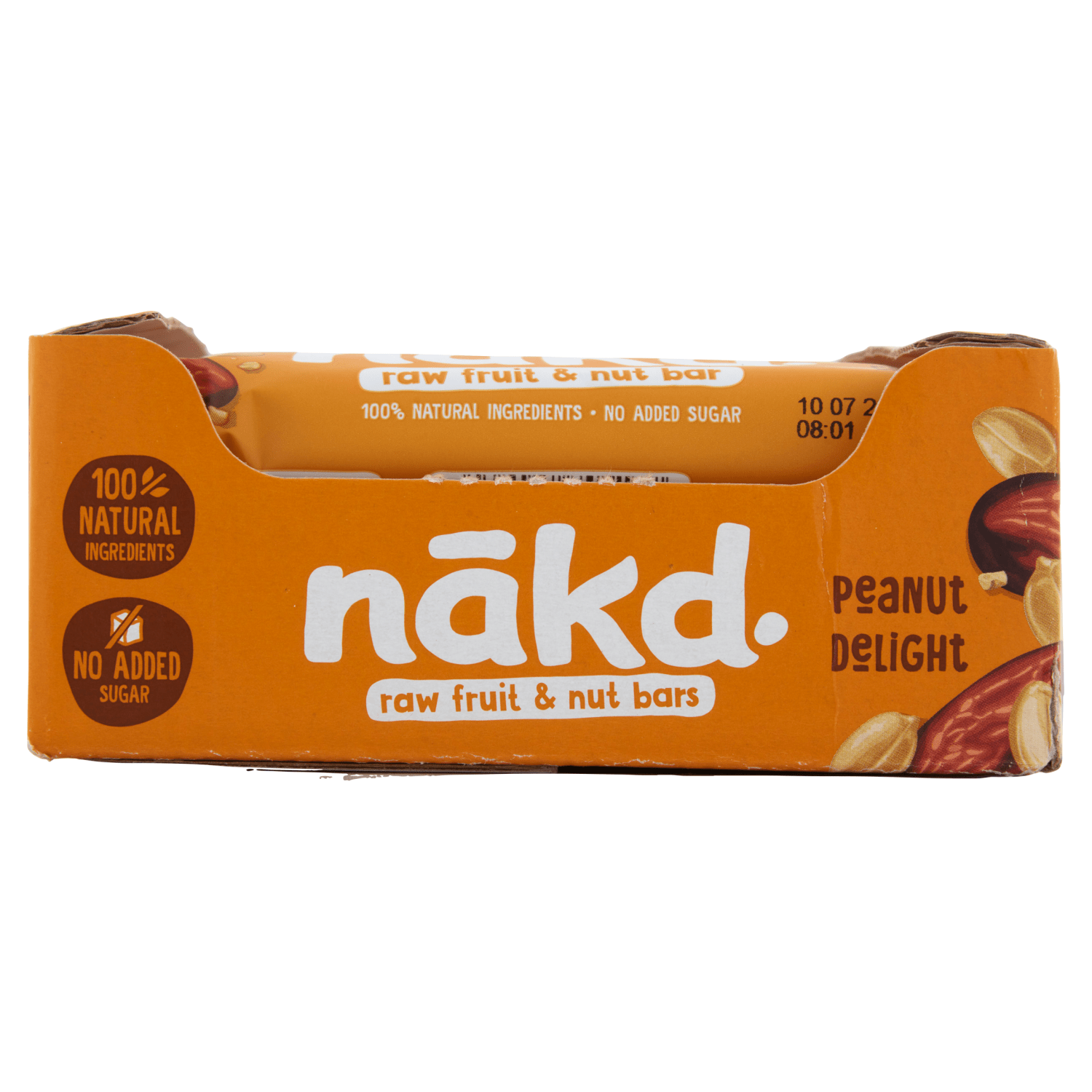 Nākd Peanut Delight Raw Fruit & Nut Bars 35g - UK Food & Drink - 5060088705179