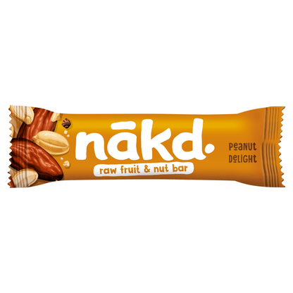 Nākd Peanut Delight Raw Fruit & Nut Bars 35g - UK Food & Drink - 5060088705179