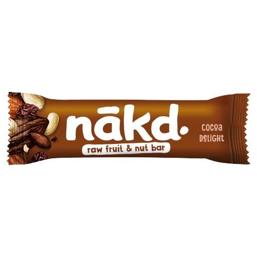 Nākd Raw Fruit & Nut Bar Cocoa Delight 35g - UK Food & Drink - 5060088701942
