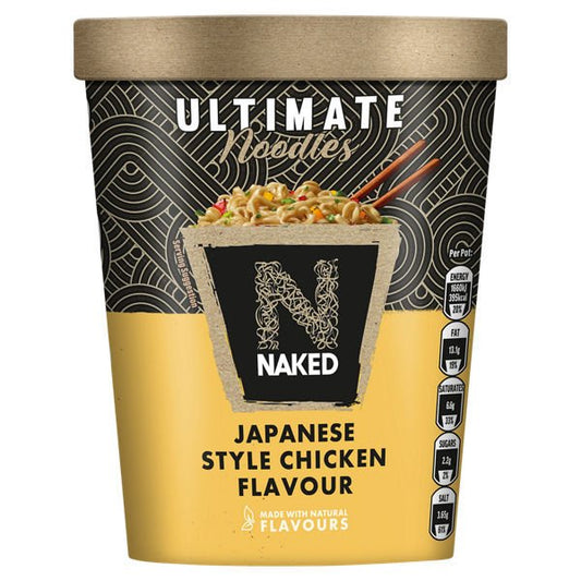 Naked Ultimate Noodles Japanese Style Chicken Flavour 90g - UK Food & Drink - 5050665048652