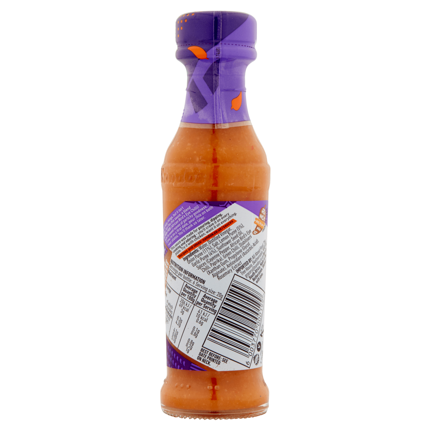 Nando's Garlic Peri - Peri Sauce 125g - UK Food & Drink - 6003770000199
