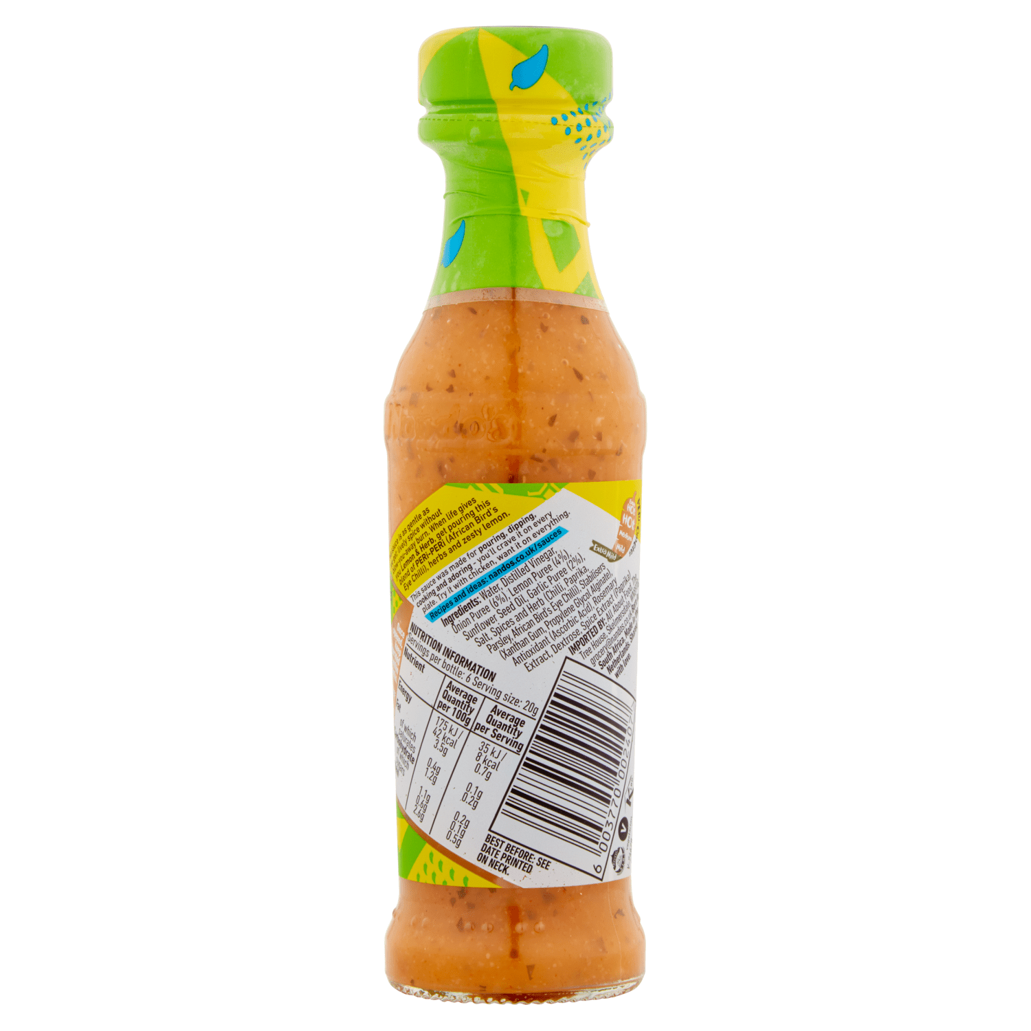 Nando's Lemon & Herb Peri - Peri Sauce 125g - UK Food & Drink - 6003770002407
