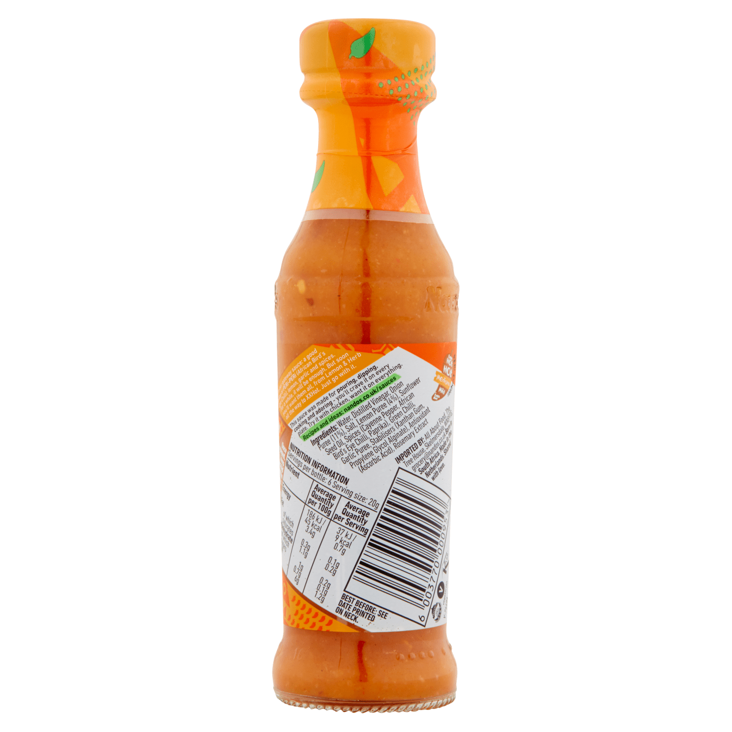 Nando's Medium Peri - Peri Sauce 125g - UK Food & Drink - 6003770000953