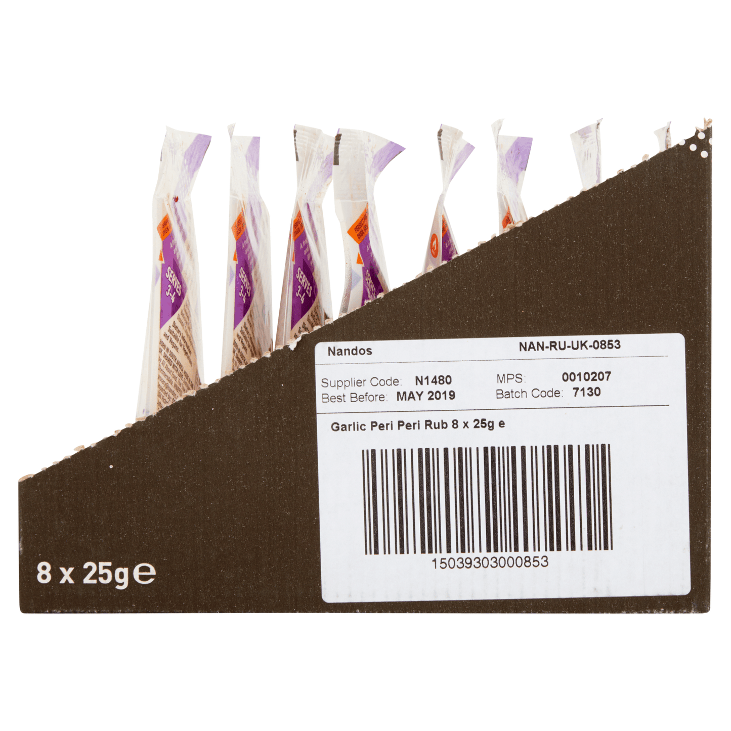 Nando's Peri - Peri Rub Garlic Medium 25g - UK Food & Drink - 5039303000856