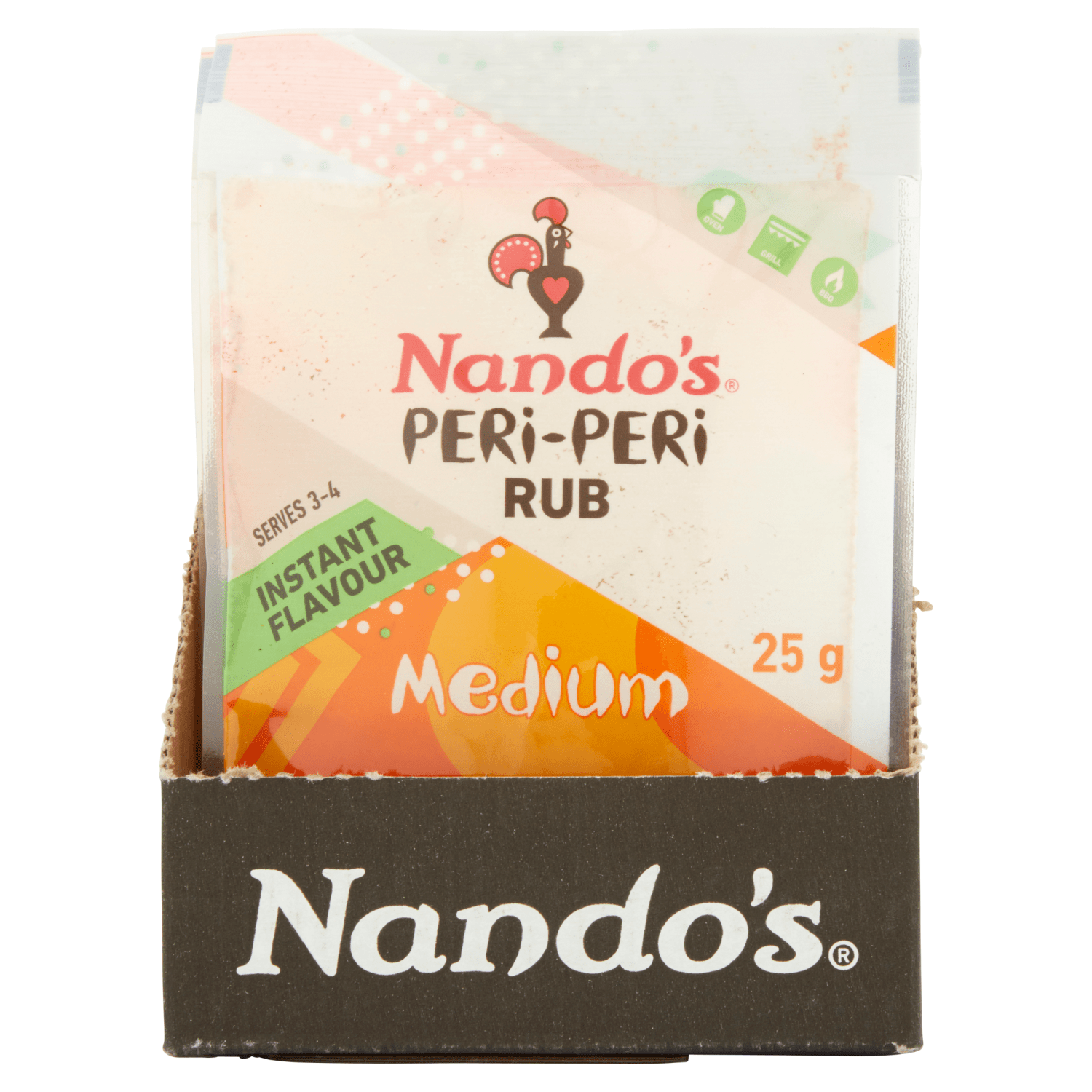 Nando's Peri - Peri Rub Medium 25g - UK Food & Drink - 5039303000825