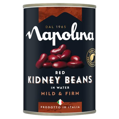 Napolina Red Kidney Beans in Water 400g - UK Food & Drink - 5000232844231
