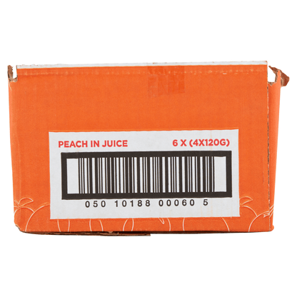 Natures Finest Peach in Juice 4 x 120g (480g) - UK Food & Drink - 5010188000599