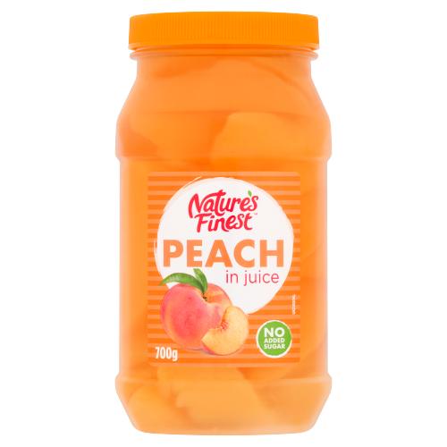 Nature's Finest Peach in Juice 700g - UK Food & Drink - 5010188000247