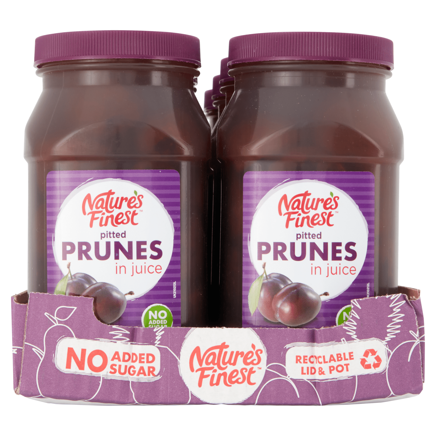 Nature's Finest Pitted Prunes in Juice 700g - UK Food & Drink - 5010188000223