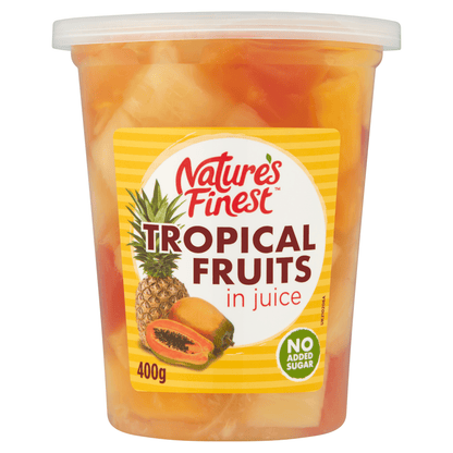 Nature's Finest Tropical Fruits in Juice 400g - UK Food & Drink - 9310006005604