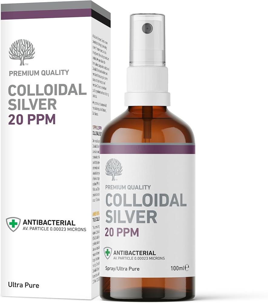 Nature's Greatest Secret 20ppm Colloidal Silver Spray - UK Food & Drink - 609456496148