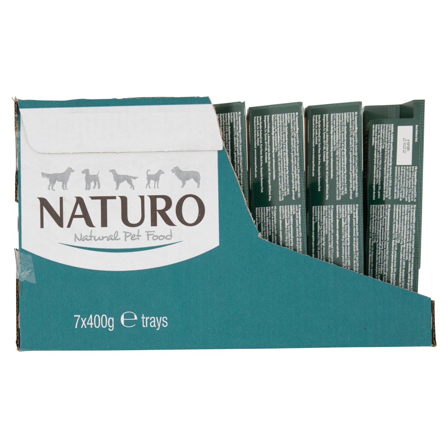 Naturo Natural Dog Food Duck with Rice & Vegetables Adult Dog 1 - 7 Years 400g - UK Food & Drink - 5010708764000