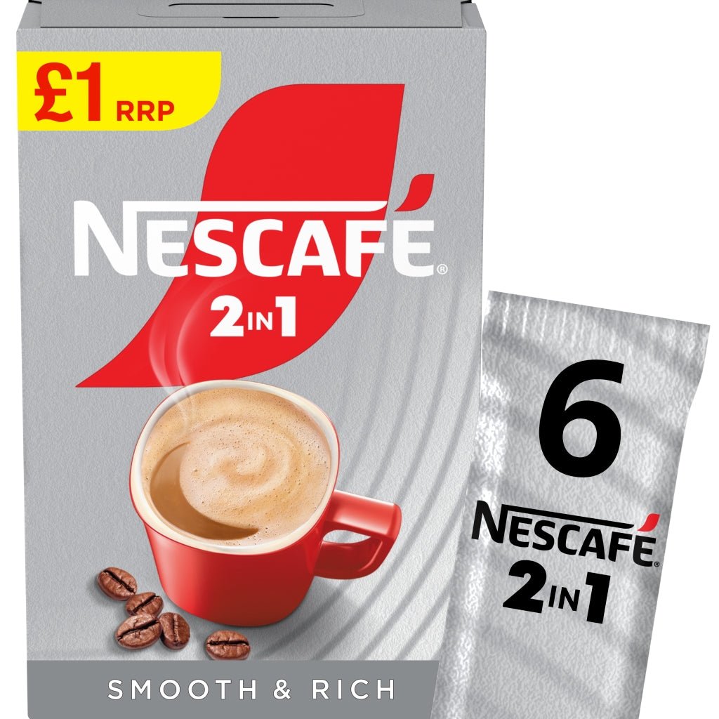 Nescafé 2 in 1 6 x 9g (54g) - UK Food & Drink - 8445291282087