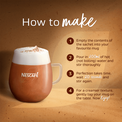 Nescafe Cappuccino 12 x 15.5g (186g) - UK Food & Drink - 7613039779309