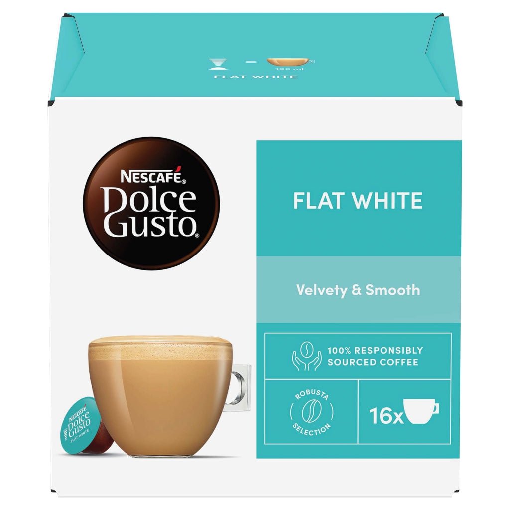 Nescafe Dolce Gusto Flat White 16S - UK Food & Drink - 7613036474832