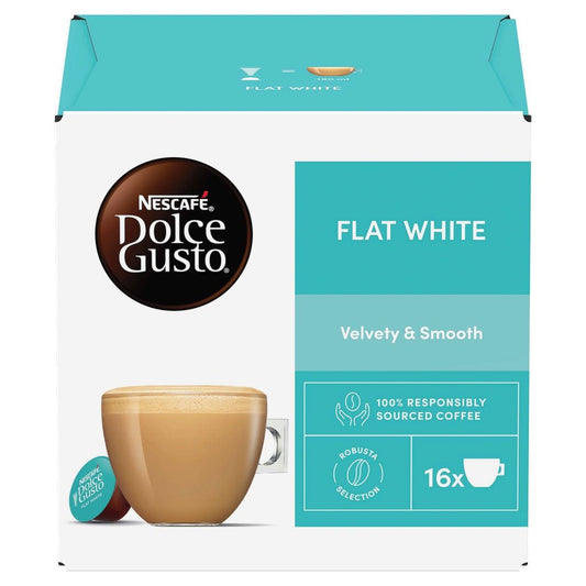 Nescafe Dolce Gusto Flat White 16S - UK Food & Drink - 7613036474832