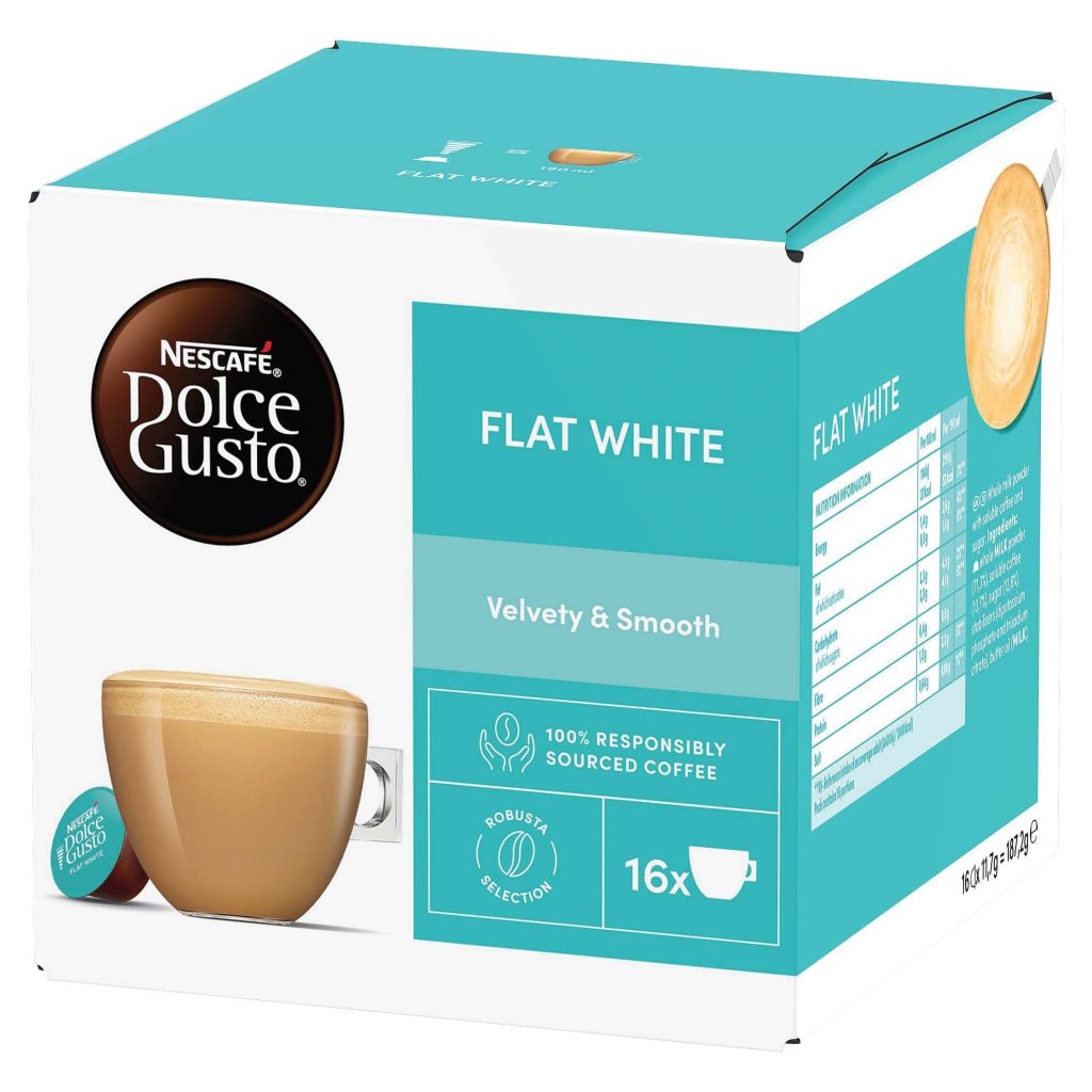 Nescafe Dolce Gusto Flat White 16S - UK Food & Drink - 7613036474832