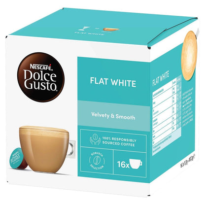 Nescafe Dolce Gusto Flat White 16S - UK Food & Drink - 7613036474832