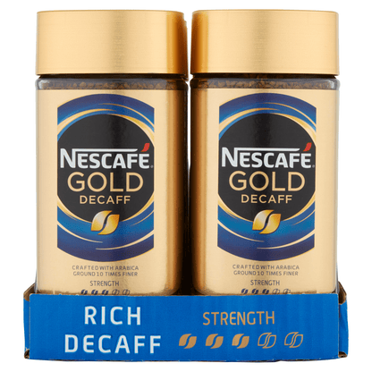 Nescafé Gold Decaff Instant Coffee 200g - UK Food & Drink - 7613036077538