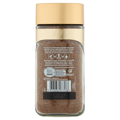 Nescafé Gold Decaff Instant Coffee 200g - UK Food & Drink - 7613036077538