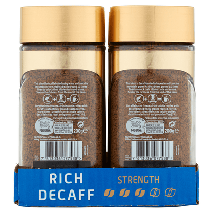 Nescafé Gold Decaff Instant Coffee 200g - UK Food & Drink - 7613036077538