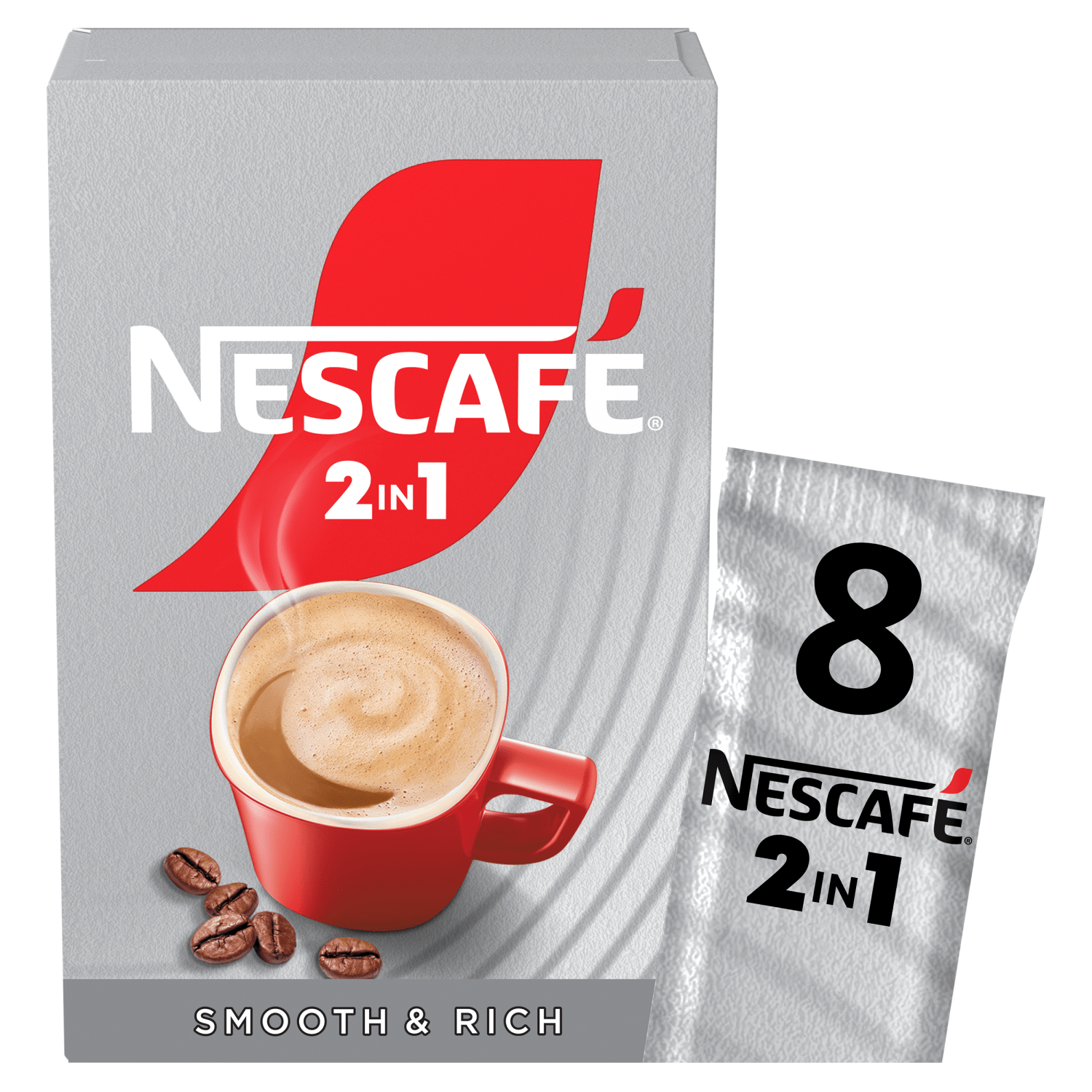 Nescaf≈Ω 2 in 1 8 x 9g (72g) - UK Food & Drink - 8445291304604