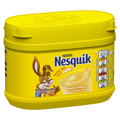 Nesquik Banana Flavour Milkshake Mix 300g - UK Food & Drink - 7613031513093