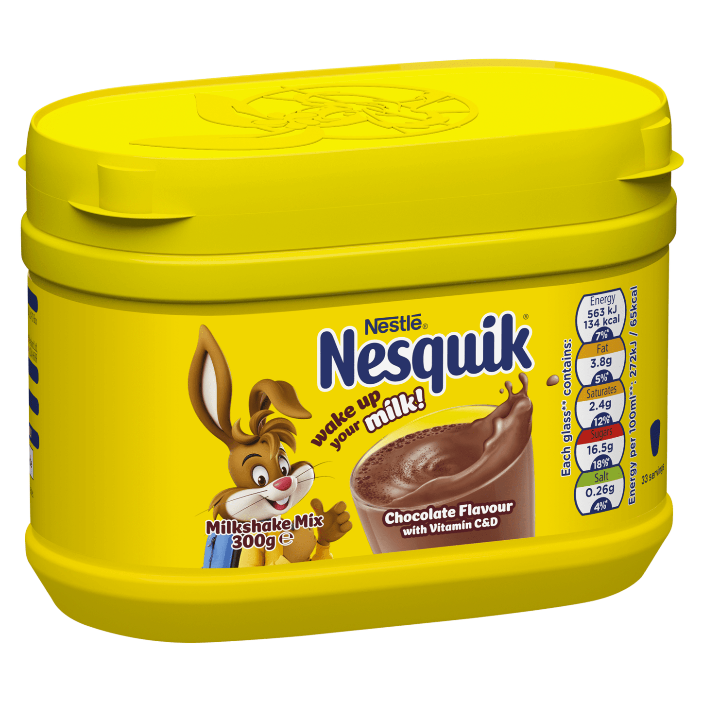 Nesquik Chocolate Flavoured Milkshake Mix 300g - UK Food & Drink - 7613031513062