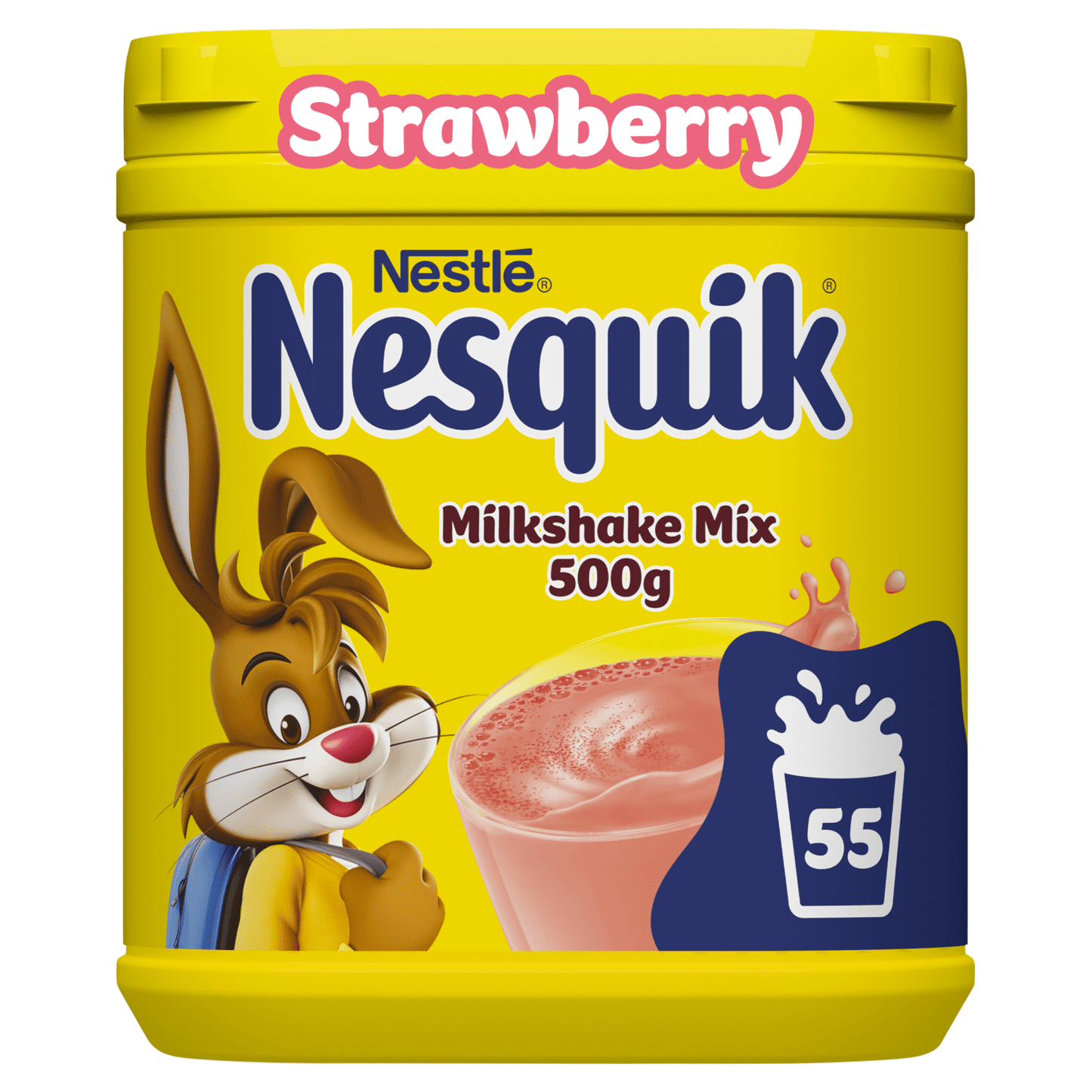Nesquik Strawberry Flavour Milkshake Mix 500g - UK Food & Drink - 7613031513611