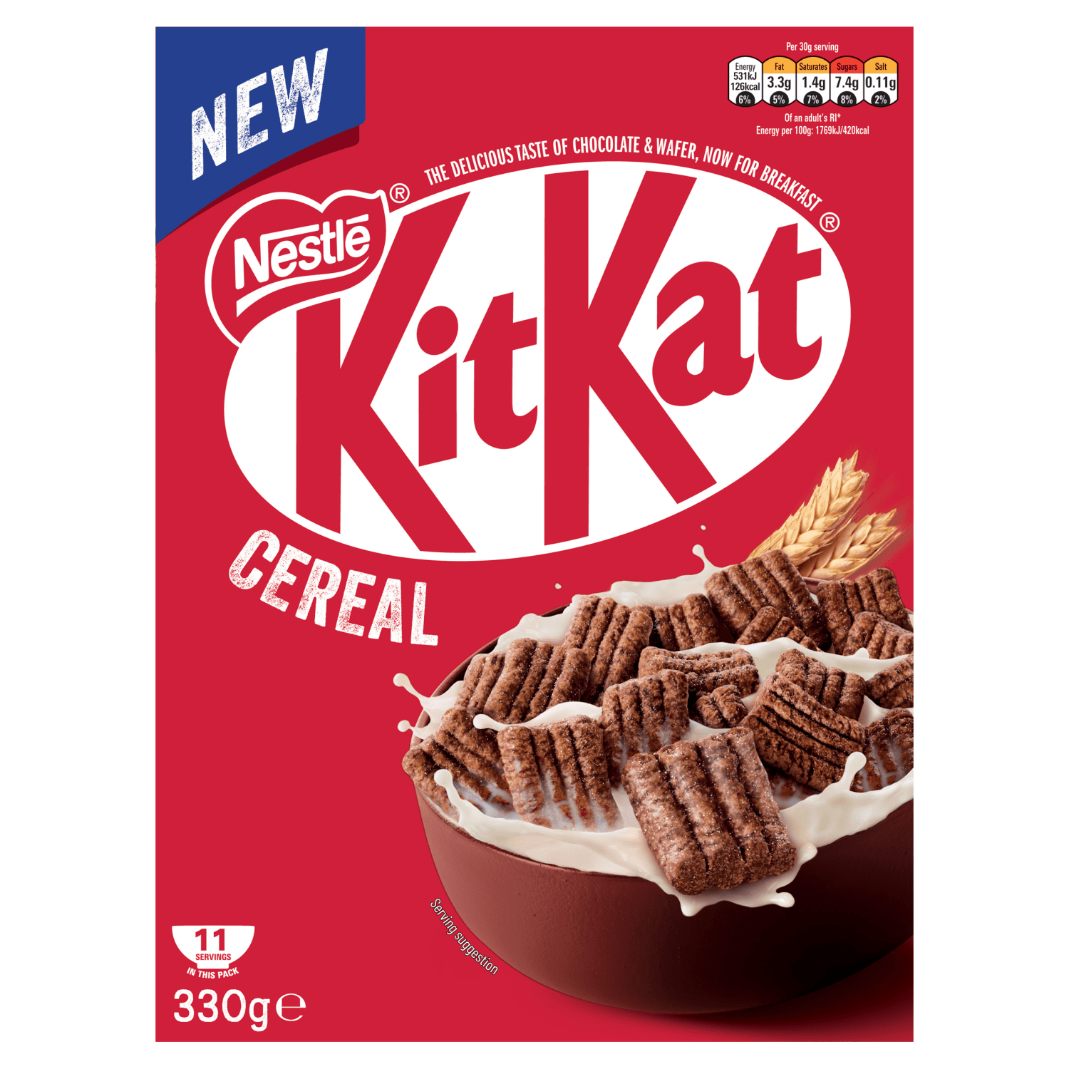 Nestl√© KitKat Cereal 330g - UK Food & Drink - 8445290740854