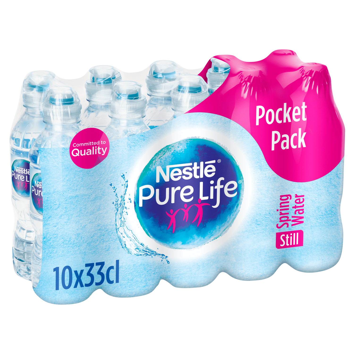 Nestl√© Pure Life Still Spring Water 10 x 33cl - UK Food & Drink - 7613032377458