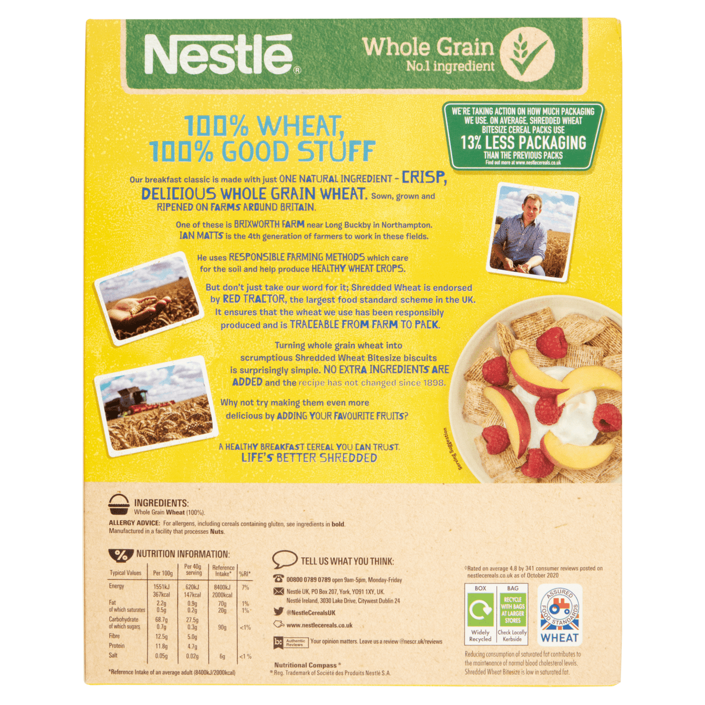 Nestl√© Shredded Wheat Bitesize 370g - UK Food & Drink - 7613287170989