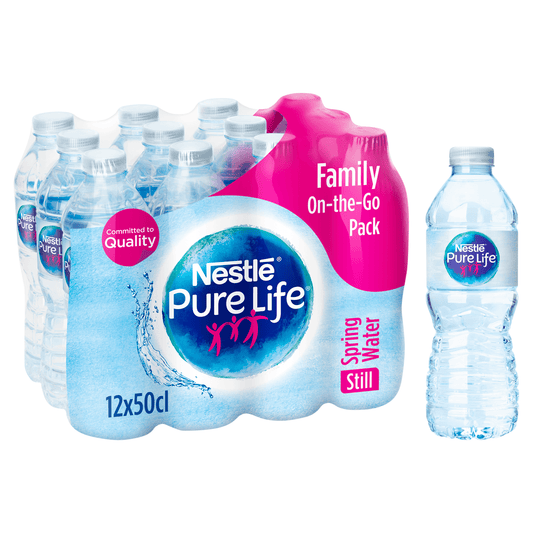 Nestle Pure Life Still Spring Water 12 x 50cl - UK Food & Drink - 7613031722662